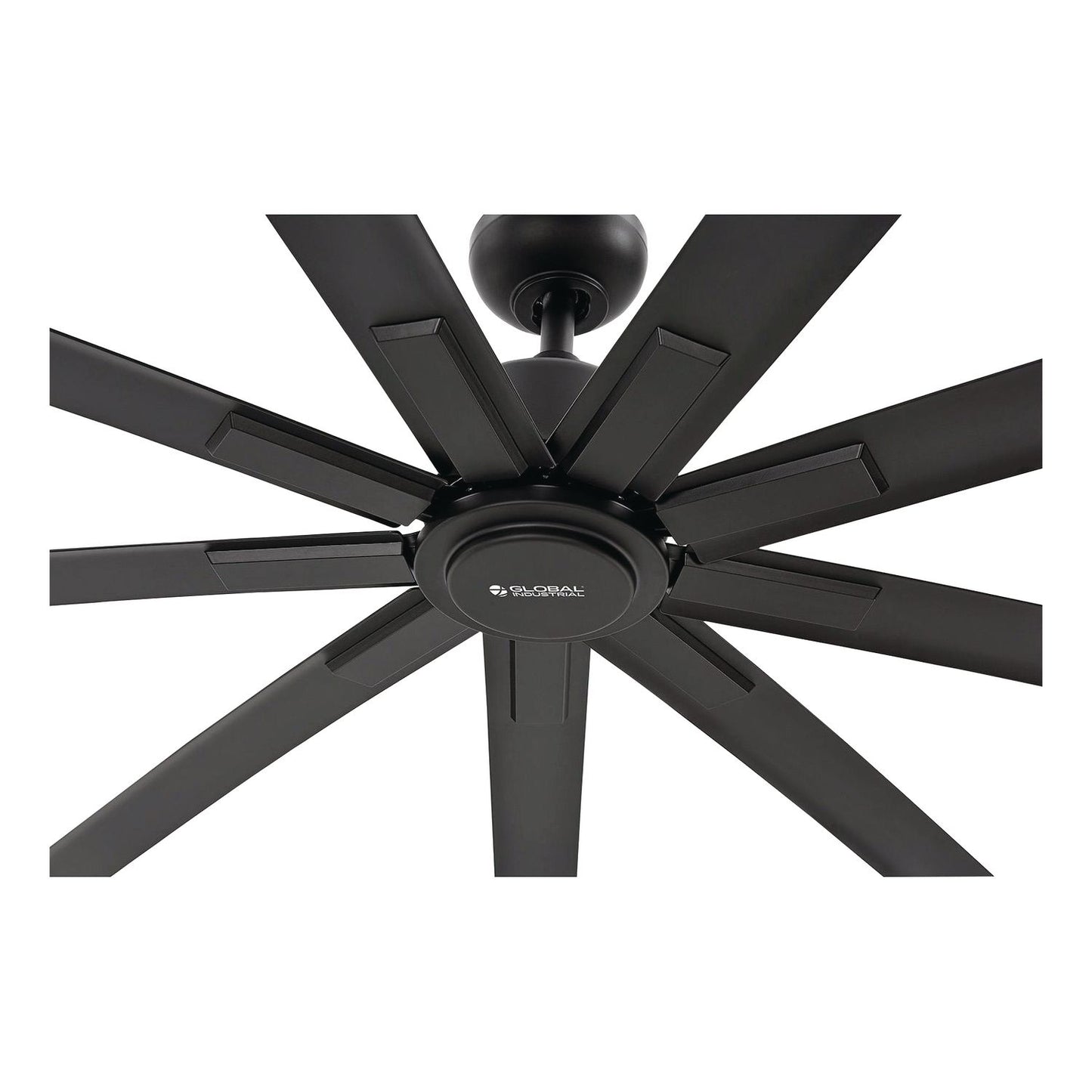 Global Industrial® Industrial Ceiling Fan, 72", 6 Speeds, 9,400 CFM, Black (GBE293047)