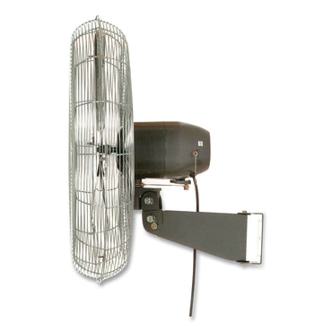 Global Industrial® Oscillating Wall Mount Fan, 30", 3 Speeds, Black (GBE607051)