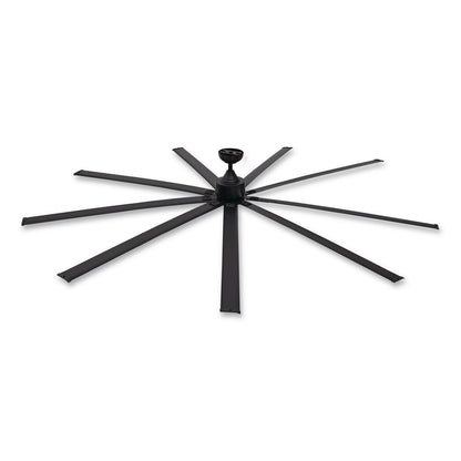 Global Industrial® Industrial Ceiling Fan, 96", 6 Speeds, 10,500 CFM, Black (GBE293048)