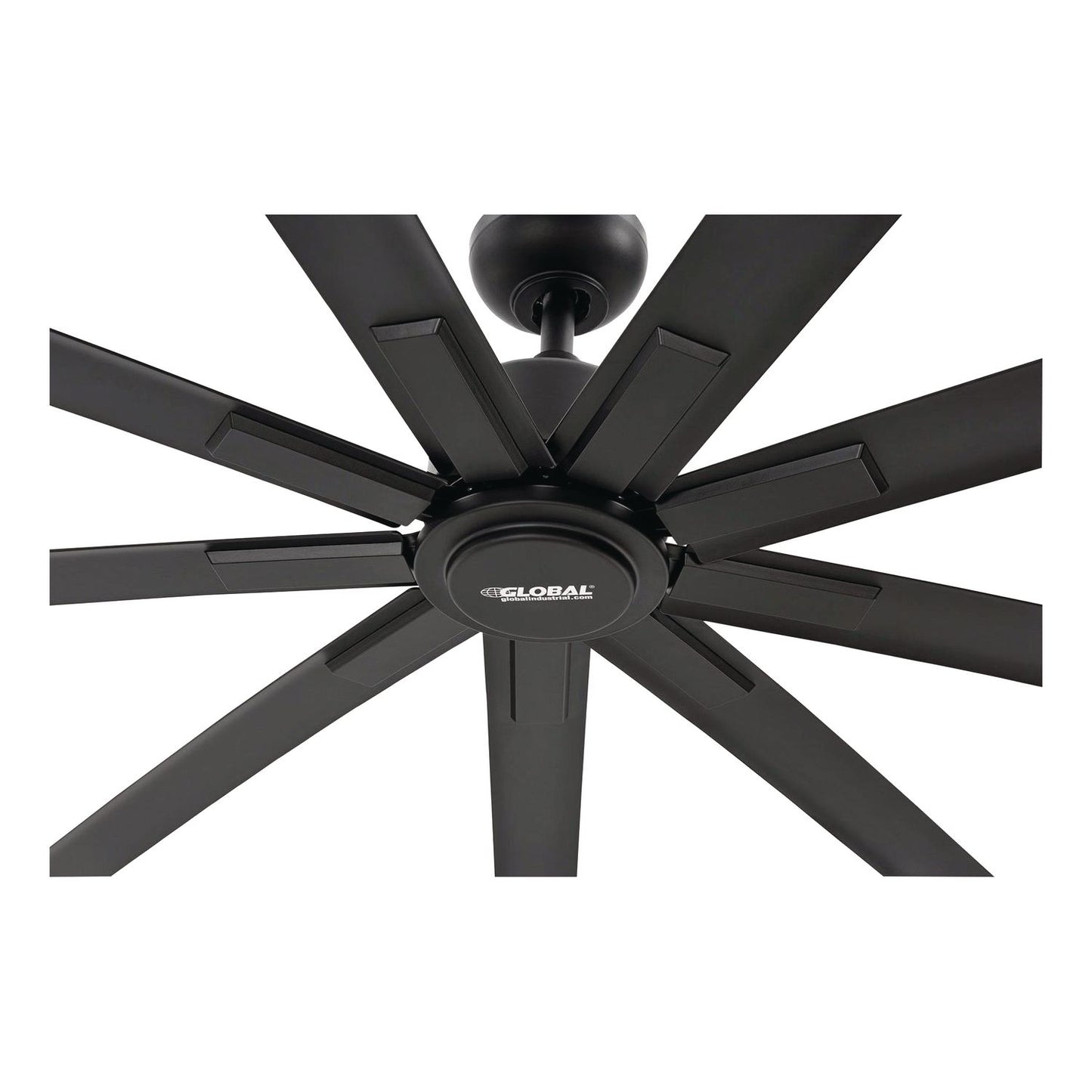 Global Industrial® Industrial Ceiling Fan, 96", 6 Speeds, 10,500 CFM, Black (GBE293048)