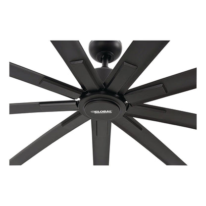 Global Industrial® Industrial Ceiling Fan, 96", 6 Speeds, 10,500 CFM, Black (GBE293048)