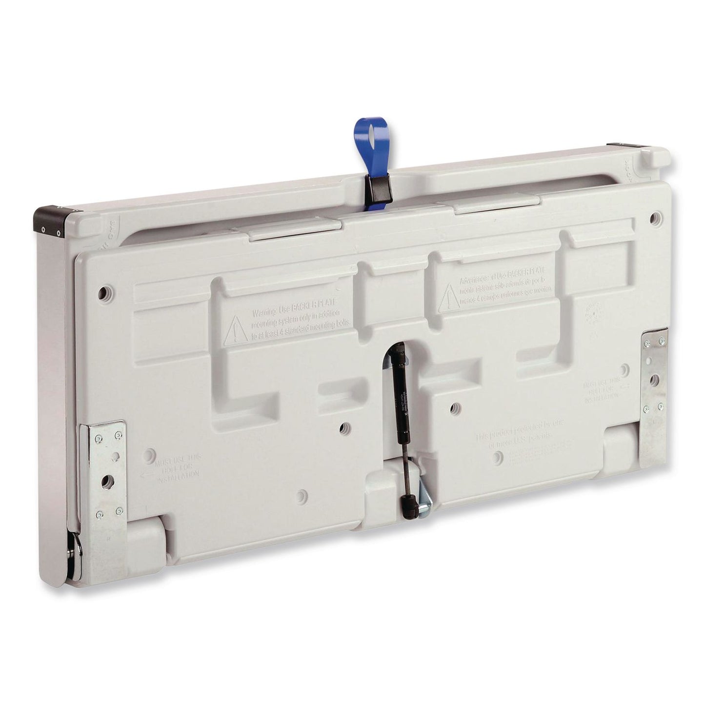 Global Industrial® Stainless Steel Baby Changing Station, 34.6 x 17.37, Silver (GBE641448)