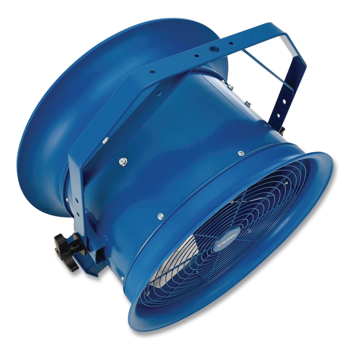 Global Industrial® High Velocity Drum Fan with Yoke Mount, 18", 1 Speed, Blue (GBE293093)