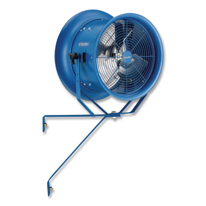 Global Industrial® High Velocity Drum Fan with Yoke Mount, 18", 1 Speed, Blue (GBE293093)