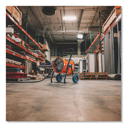 Global Industrial® Portable Salamander Heater with Adjustable Thermostat, 10,000 W, 21.59 x 28 x 38.5, Orange (GBE653558)