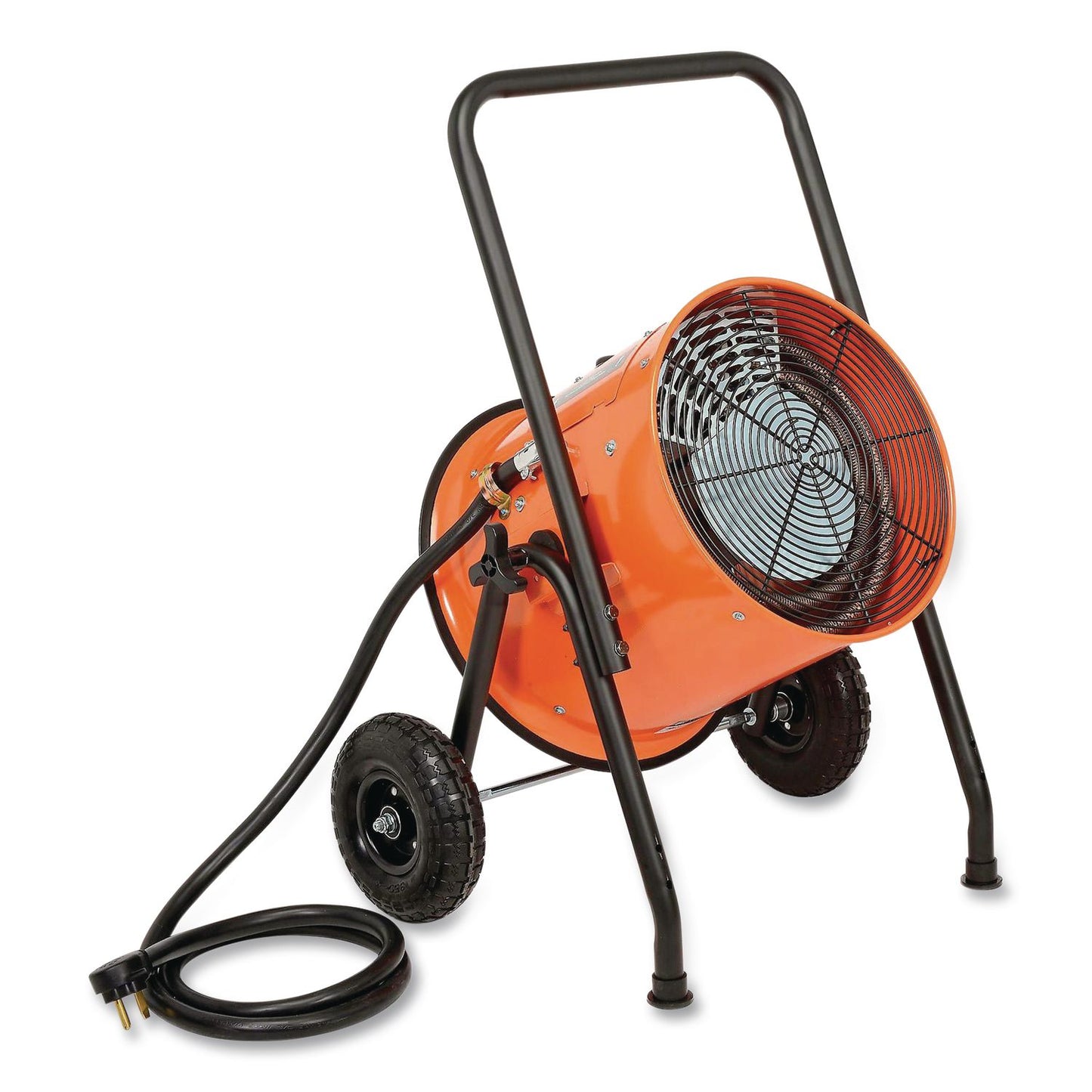 Global Industrial® Portable Salamander Heater with Adjustable Thermostat, 10,000 W, 21.59 x 28 x 38.5, Orange (GBE653558)