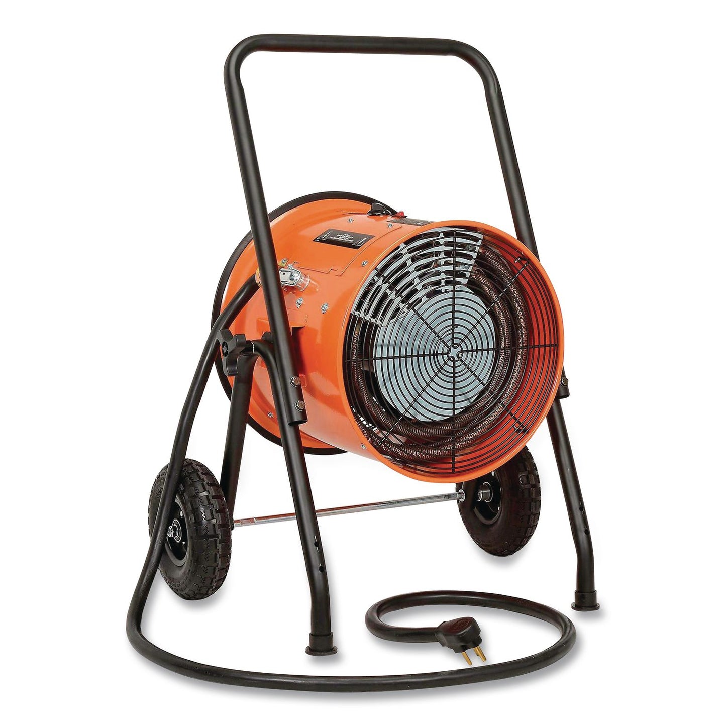 Global Industrial® Portable Salamander Heater with Adjustable Thermostat, 10,000 W, 21.59 x 28 x 38.5, Orange (GBE653558)