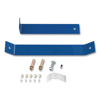 Global Industrial® High Velocity Fan, Wall and Column Mount, 14", 1 Speed, Blue (GBE293146)