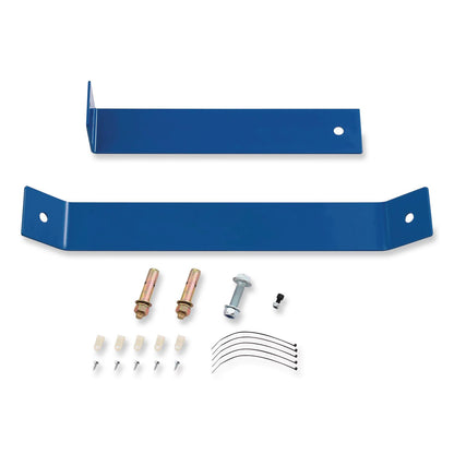Global Industrial® High Velocity Fan, Wall and Column Mount, 22", 1 Speed, Blue (GBE293148)