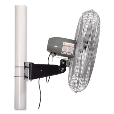 Global Industrial® Oscillating Fan, Pole or Column Mount, 24", 4,050 CFM, 1/4 hp (GBE293155)