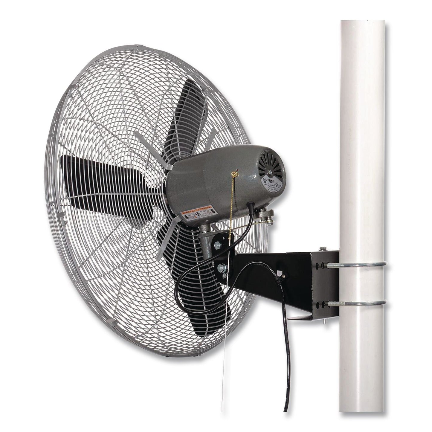 Global Industrial® Oscillating Fan, Pole or Column Mount, 24", 4,050 CFM, 1/4 hp (GBE293155)