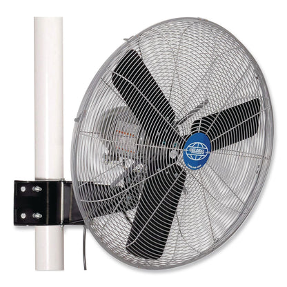 Global Industrial® Oscillating Fan, Pole or Column Mount, 24", 4,050 CFM, 1/4 hp (GBE293155)
