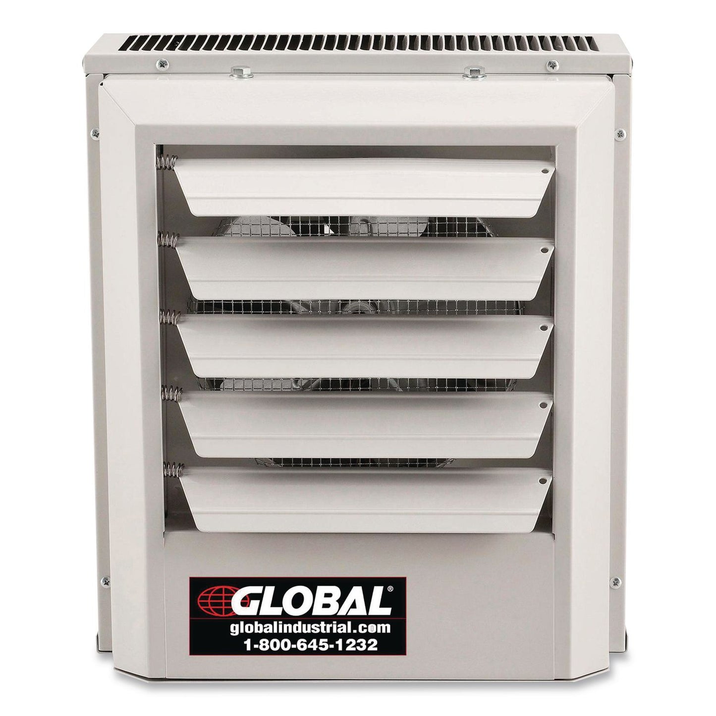 Global Industrial® Unit Heater, Horizontal or Vertical Downflow, 5,000 W, 14.13 x 8.5 x 16, White (GBE246725)