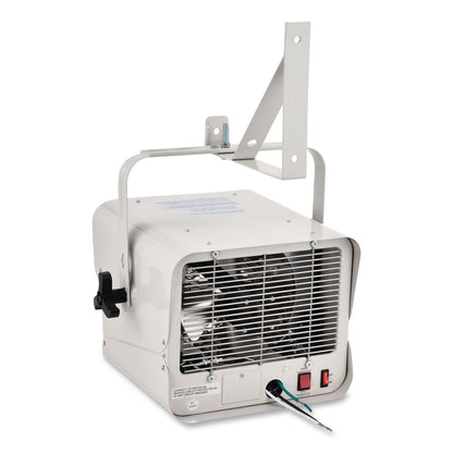 Global Industrial® Unit Heater Horizontal Downflow with Remote, 7,500 W, 14.68 x 15 x 12.5, White (GBE246726)