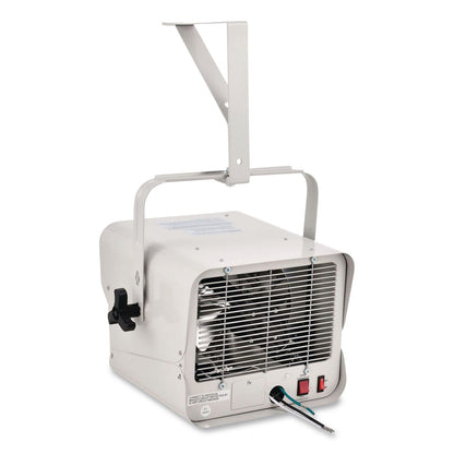 Global Industrial® Unit Heater Horizontal Downflow with Remote, 7,500 W, 14.68 x 15 x 12.5, White (GBE246726)