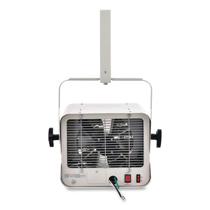 Global Industrial® Unit Heater Horizontal Downflow with Remote, 7,500 W, 14.68 x 15 x 12.5, White (GBE246726)