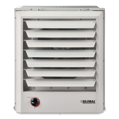 Global Industrial® Unit Heater, Horizontal or Vertical Downflow, 20,000 W, 19 x 13.75 x 21.44, White (GBE246727)