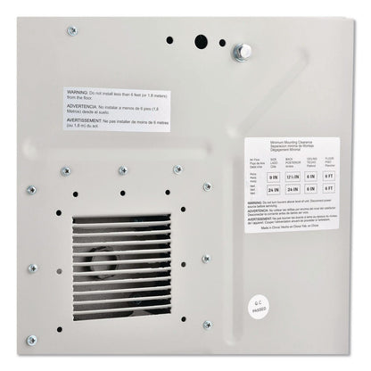 Global Industrial® Unit Heater, Horizontal or Vertical Downflow, 20,000 W, 19 x 13.75 x 21.44, White (GBE246727)