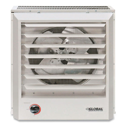 Global Industrial® Unit Heater Horizontal or Vertical Downflow, Multi-Watt, 10,000 W, 19 x 8.5 x 21.44, White (GBE246133)