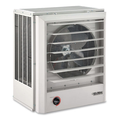 Global Industrial® Unit Heater, Horizontal or Vertical Downflow, 20,000 W, 19 x 13.75 x 21.44, White (GBE246727)