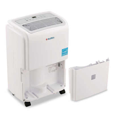 Global Industrial® Portable Dehumidifier, 9.62 x 9.62 x 19.68, White (GBE246731)