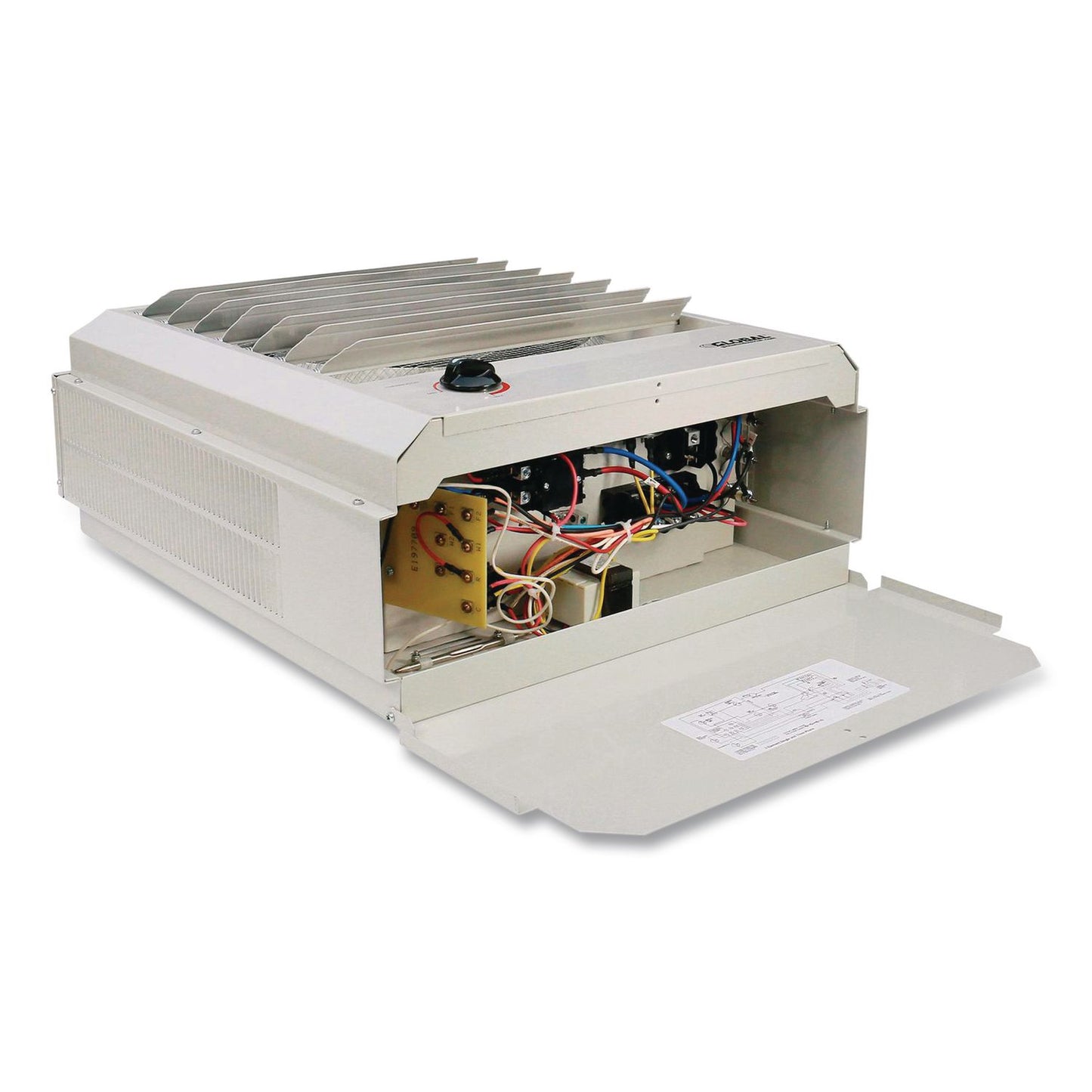 Global Industrial® Unit Heater Horizontal or Vertical Downflow, Multi-Watt, 10,000 W, 19 x 8.5 x 21.44, White (GBE246133)