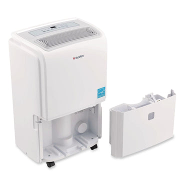Global Industrial® Portable Dehumidifier with Pump and Wi-Fi, 9.62 x 11.62 x 19.87, White (GBE246733)