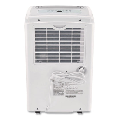 Global Industrial® Portable Dehumidifier with Pump and Wi-Fi, 9.62 x 11.62 x 19.87, White (GBE246733)