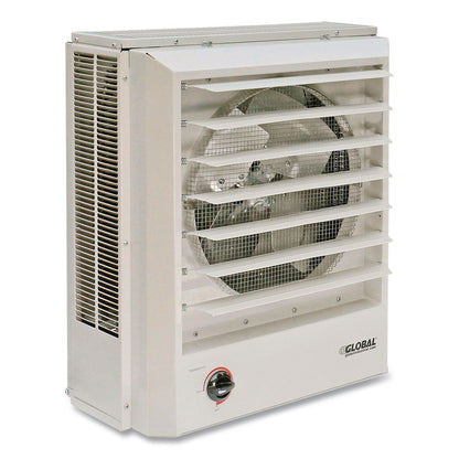 Global Industrial® Unit Heater Horizontal or Vertical Downflow, Multi-Watt, 10,000 W, 19 x 8.5 x 21.44, White (GBE246133)