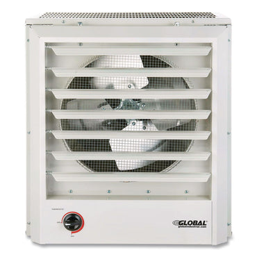 Global Industrial® Unit Heater, Horizontal or Vertical Downflow, 15,000 W, 19 x 13.75 x 21.44, White (GBE246134)