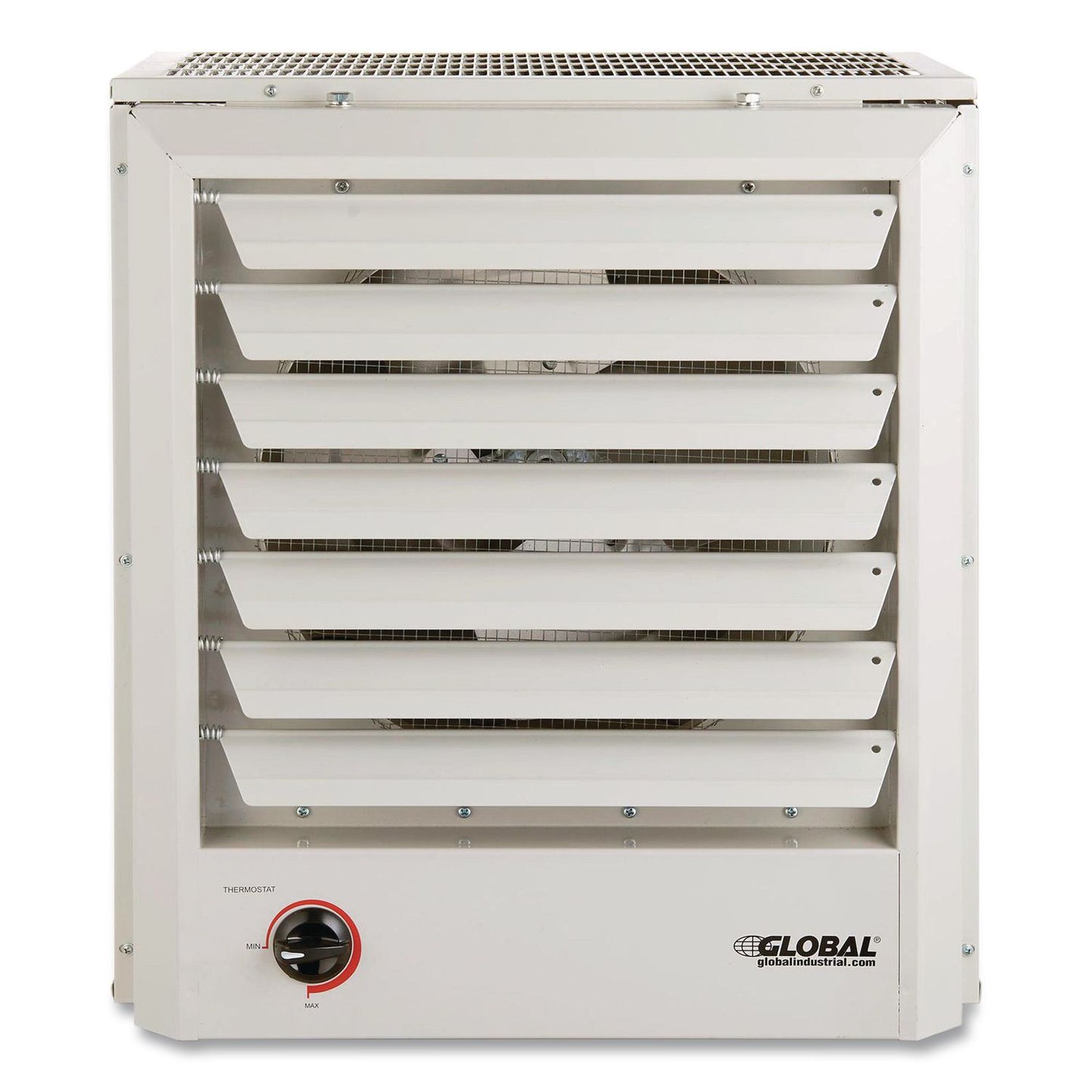 Global Industrial® Unit Heater, Horizontal or Vertical Downflow, 15,000 W, 19 x 13.75 x 21.44, White (GBE246134)