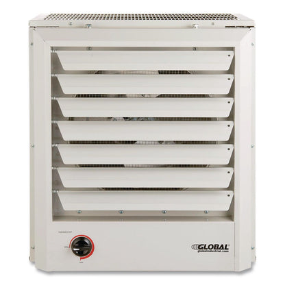 Global Industrial® Unit Heater, Horizontal or Vertical Downflow, 15,000 W, 19 x 13.75 x 21.44, White (GBE246134)