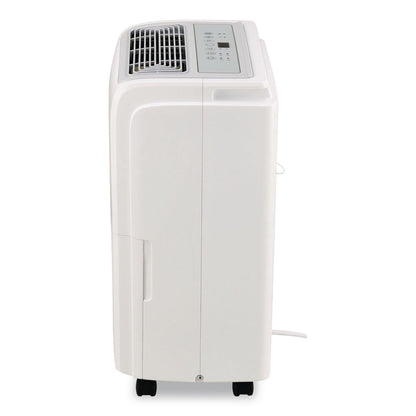 Global Industrial® Portable Dehumidifier with Pump and Wi-Fi, 11.62 x 11.62 x 24.81, White (GBE246735)