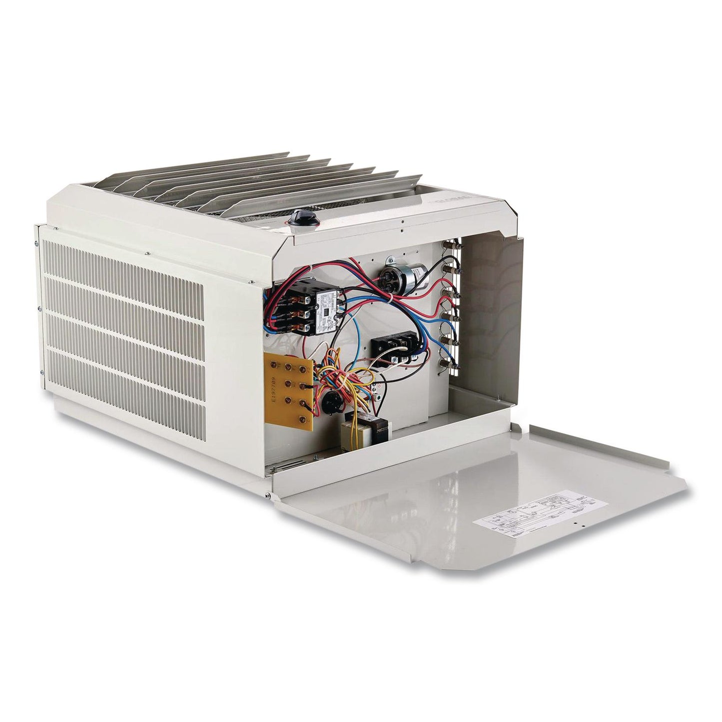 Global Industrial® Unit Heater, Horizontal or Vertical Downflow, 15,000 W, 19 x 13.75 x 21.44, White (GBE246134)