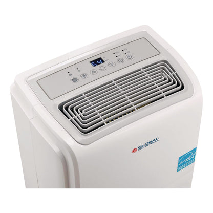 Global Industrial® Portable Dehumidifier with Pump and Wi-Fi, 11.62 x 11.62 x 24.81, White (GBE246735)