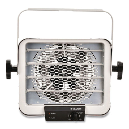 Global Industrial® Portable Heater with Built-In Thermostat, 3785 W/5,000 W, 14.12 x 17.5 x 19.62, White (GBE246737)