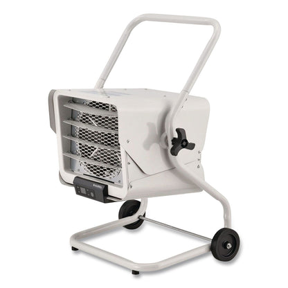 Global Industrial® Portable Heater with Built-In Thermostat, 3785 W/5,000 W, 14.12 x 17.5 x 19.62, White (GBE246737)