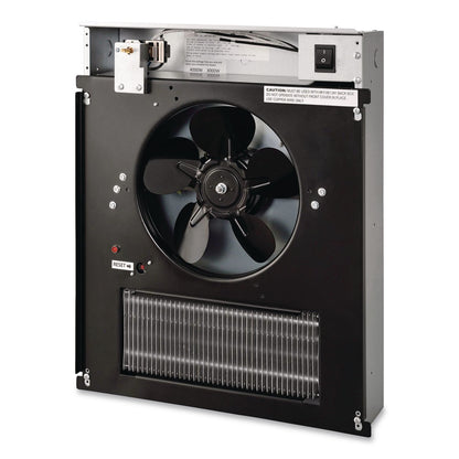 Global Industrial® Fan Forced Wall Heater with Enclosed Motor, 4,000 W, 15.75 x 5 x 19.25, White (GBE246743)