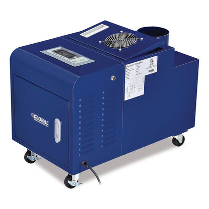Global Industrial® Ultrasonic Humidifier, 38 pt Tank Capacity, 300 pt Output, 13.75 x 23.62 x 18.25, Blue (GBE246137)