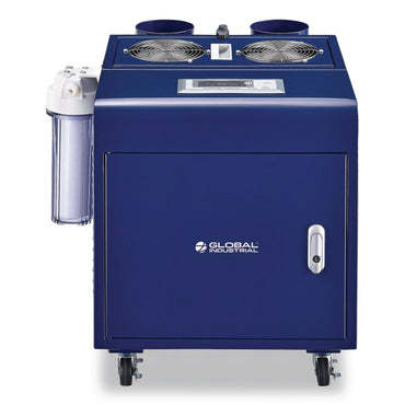 Global Industrial® Ultrasonic Humidifier, Cool Mist with Dual Output, 53 pt Tank Capacity, 18.25 x 24.75 x 22.25, Blue (GBE246138)