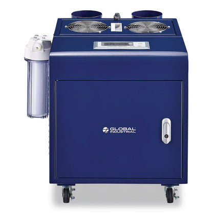 Global Industrial® Ultrasonic Humidifier, Cool Mist with Dual Output, 53 pt Tank Capacity, 18.25 x 24.75 x 22.25, Blue (GBE246138)