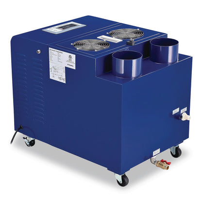 Global Industrial® Ultrasonic Humidifier, Cool Mist with Dual Output, 53 pt Tank Capacity, 18.25 x 24.75 x 22.25, Blue (GBE246138)