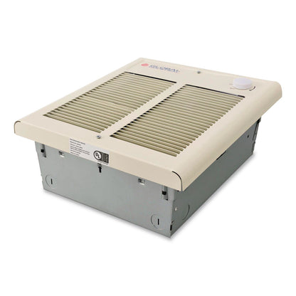 Global Industrial® Fan Forced Wall Heater, Shaded Pole Motor, 2,000 W, 10.63 x 4.75 x 12.25, White (GBE246745)