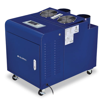 Global Industrial® Ultrasonic Humidifier, Cool Mist with Dual Output, 53 pt Tank Capacity, 18.25 x 24.75 x 22.25, Blue (GBE246138)
