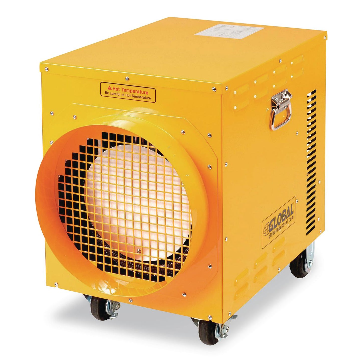 Global Industrial® Portable Electric Heater, 15,000 W, 16.62 x 24.5 x 23, Yellow (GBE246552)