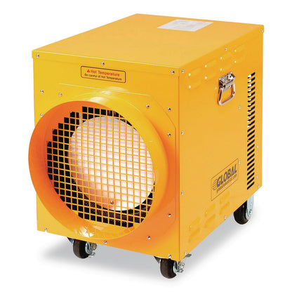 Global Industrial® Portable Electric Heater, 15,000 W, 16.62 x 24.5 x 23, Yellow (GBE246552)