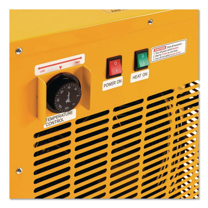Global Industrial® Portable Electric Heater, 15,000 W, 16.62 x 24.5 x 23, Yellow (GBE246552)