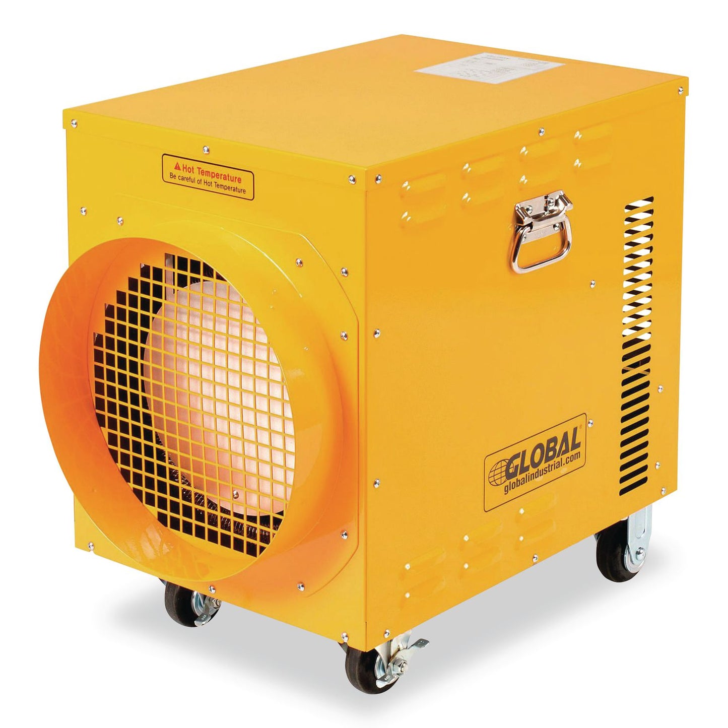 Global Industrial® Portable Electric Heater, 15,000 W, 16.62 x 24.5 x 23, Yellow (GBE246552)