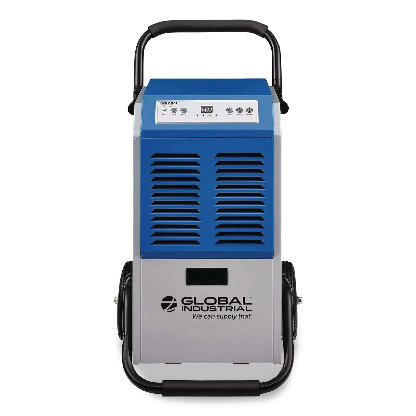 Global Industrial® Commercial Dehumidifier with Humidistat, 70 pt Tank Capacity, 17 x 20.31 x 32.5, Gray (GBE246687)