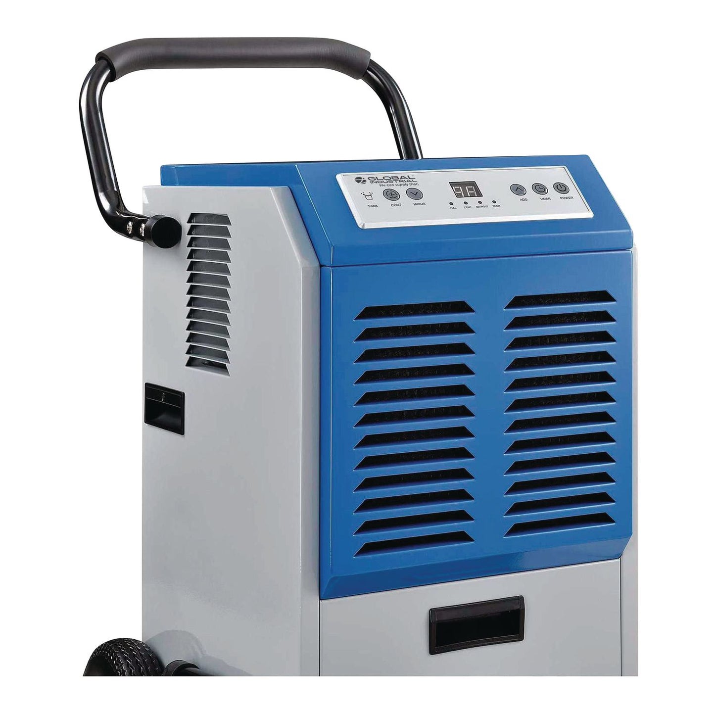 Global Industrial® Commercial Dehumidifier with Humidistat, 70 pt Tank Capacity, 17 x 20.31 x 32.5, Gray (GBE246687)